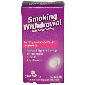 Safe, effective, nicotine free stop smoking aid helps to reduce cravings, nervous tension and irritability..